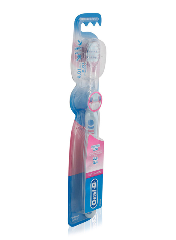 Oral B Ultrathin Precision Clean Toothbrush, 0.01mm, White, Extra Soft