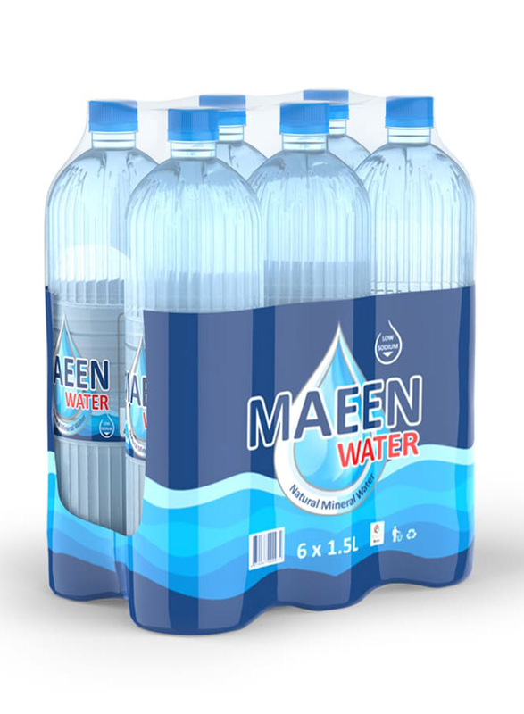

Maeen Natural Mineral Water, 6 Bottles x 1.5 Liter