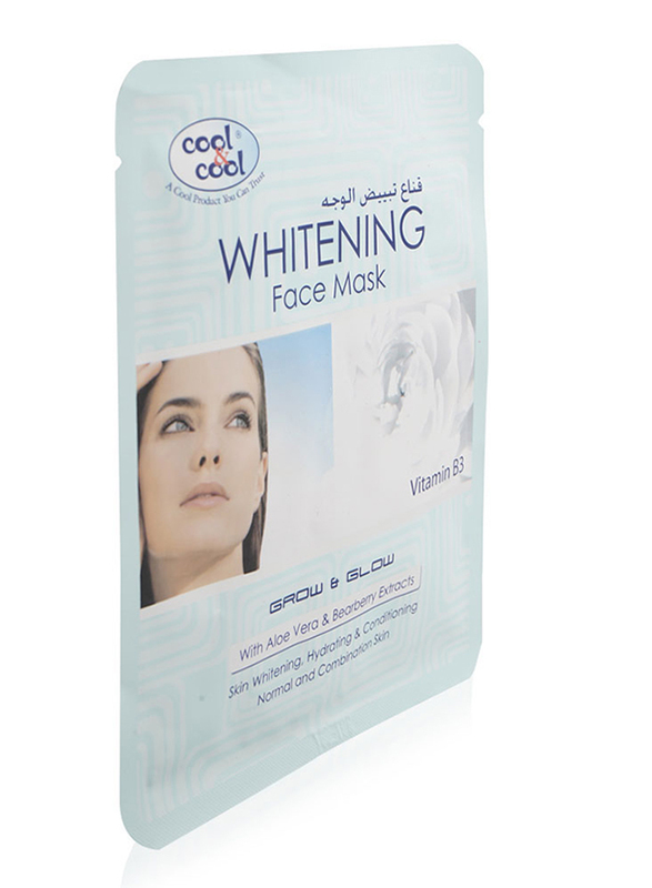 Cool & Cool Whitening Face Mask, 1 Piece