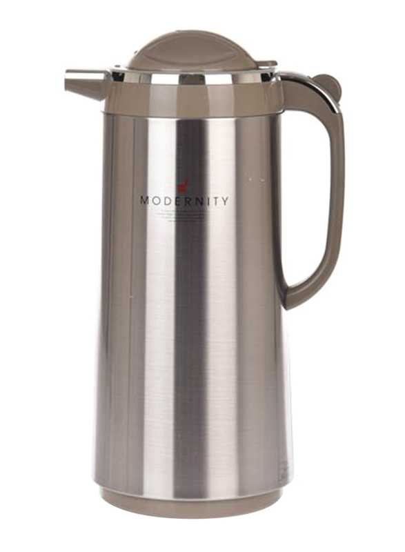 

Tiger 1.8L Stainless Steel Handy Jug with Side Button, Silver