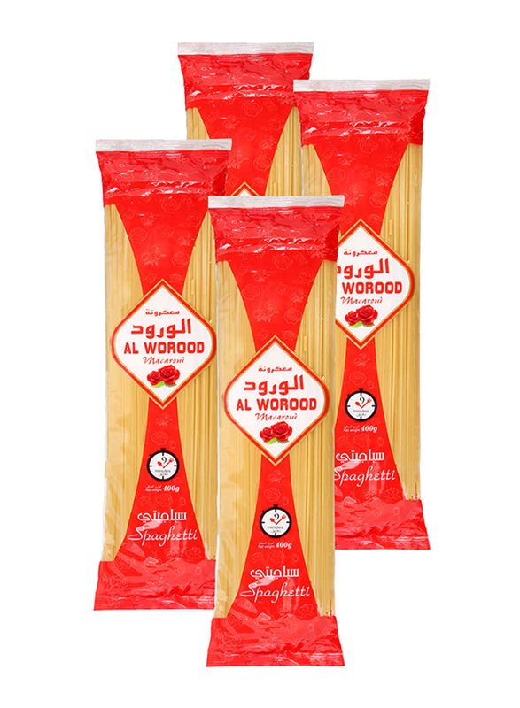 

Al Worood Spaghetti, 4 x 400g