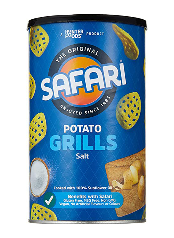 

Safari Grills Sea Salt Can Chips, 100g