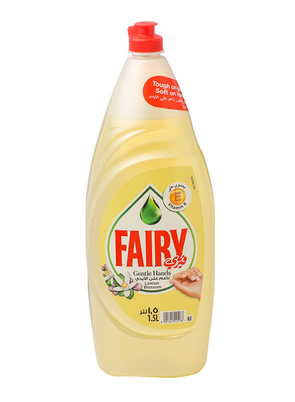 

Fairy Gentle Hands Lemon Blossom Dish wash Liquid, 1.5 Liter