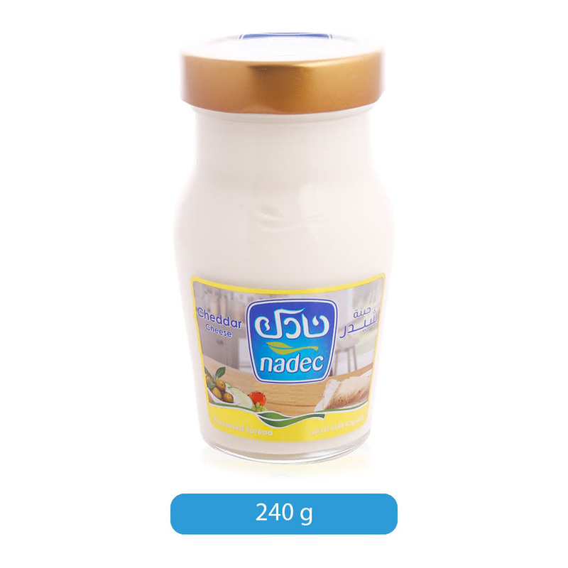 

Nadec Cheddar Processed Cheese Spread, 240 g