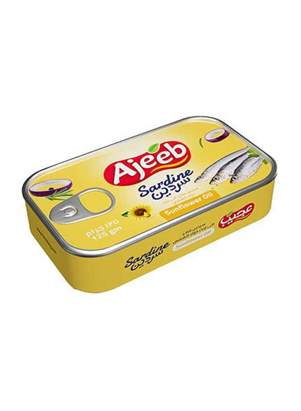 

Ajeeb Sardine In Sun Flower Oil, 5 x 125g