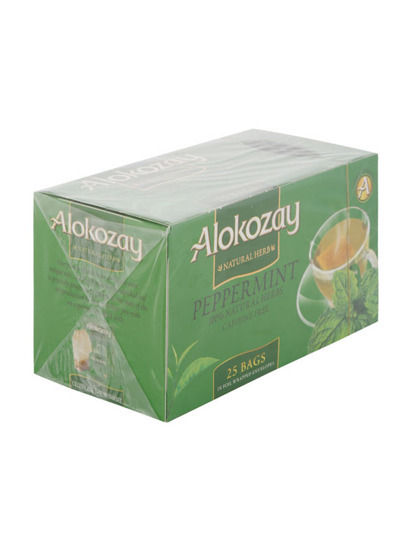 Alokozay Peppermint Tea Bags, 25 Pieces, 1.8g