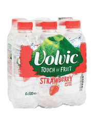 Volvic Touch Of Fruit Strawberry Water, 6 Bottles x 500ml
