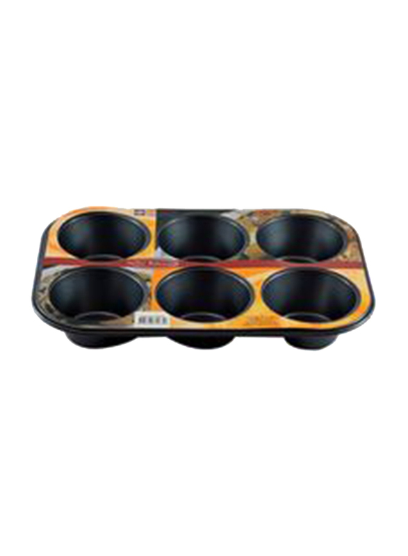 

Homemaker 6-Cup Rectangle Large Muffin Pan, Grey