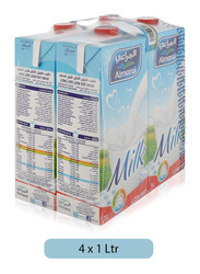 Al-Marai Low Fat Milk, 4 Tins x 1 Liter