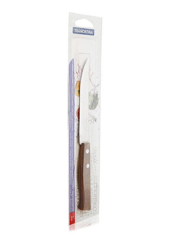 

Tramontina 5-inch Traditional Stainless Steel Steak Knife, Brown