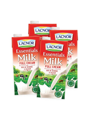 Lacnor UHT Full Cream Milk - 4 x 1 Ltr