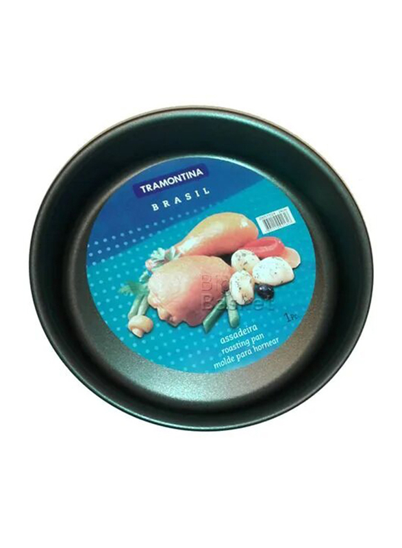 

Tramontina 26cm Brasil Non Stick Round Roast Pan, Black