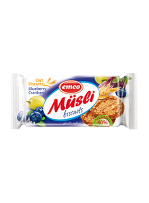 

Emco Blueberry & Cranberry Musli Biscuits, 60g