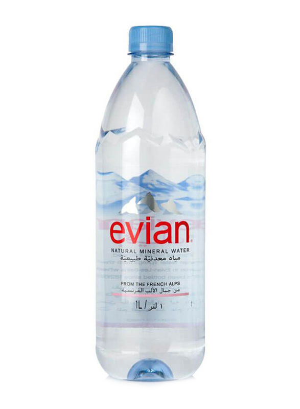 

Evian Natural Mineral Water, 1 Litre