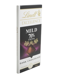 Lindt Mild 70% Cocoa Excellence Dark Chocolate, 1 Piece x 100g