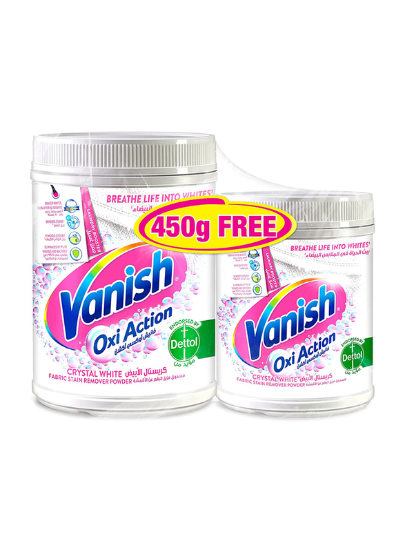 

Vanish White Laundry Detergent Powder, 900g + 450g Free