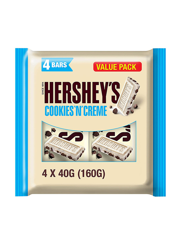 

Hersheys Cookies N Creme Chocolates Bar, 4 Bar x 40g