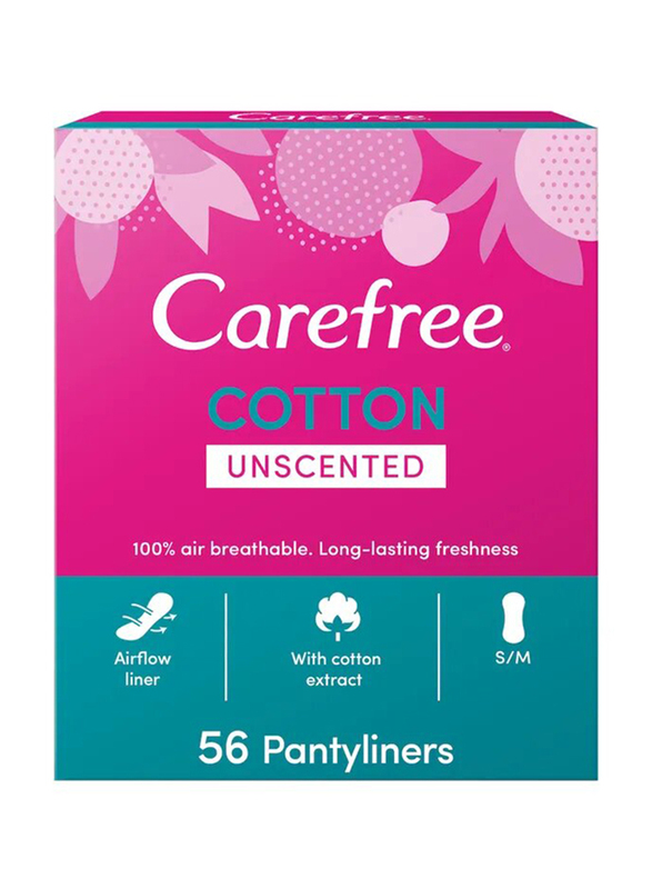 

Carefree Feminine Care Cotton Pads, 56 Pieces