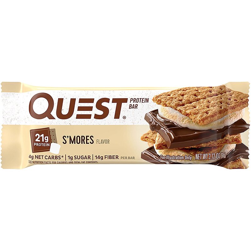 

Quest Protein Bar S'Mores, 60g, Chocolate