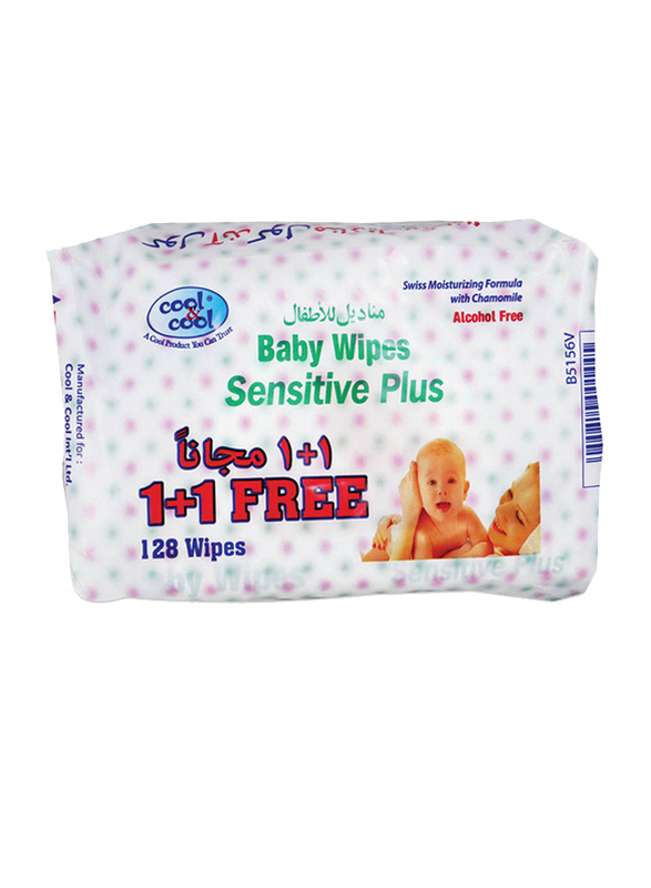 

Cool & Cool 128-Sheet Sensitive Wipes for Babies