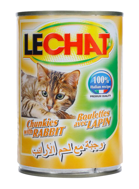 

LeChat Chunks with Rabbits Flavor Wet Cat Food, 400 grams