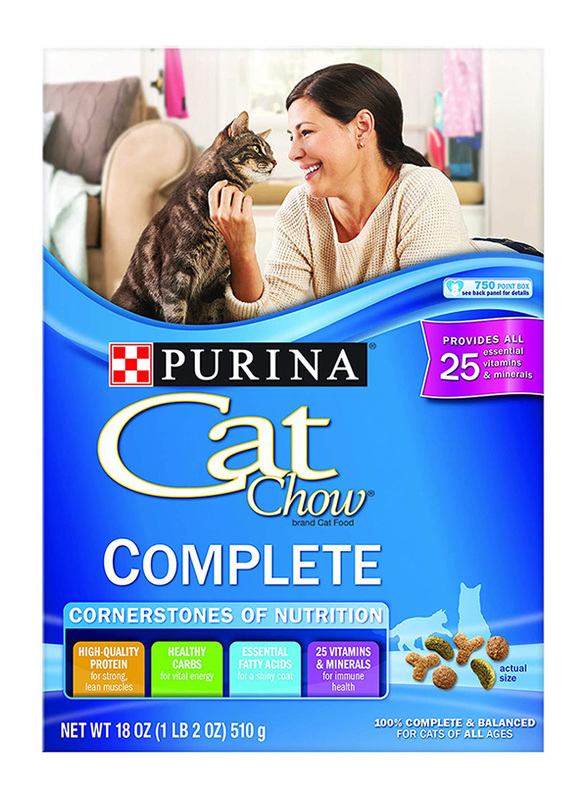 

Purina Complete Formula Cat Chow Dry Food, 510 grams