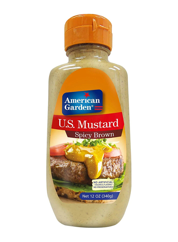 

American Garden Spicy Brown Mustard, 340g