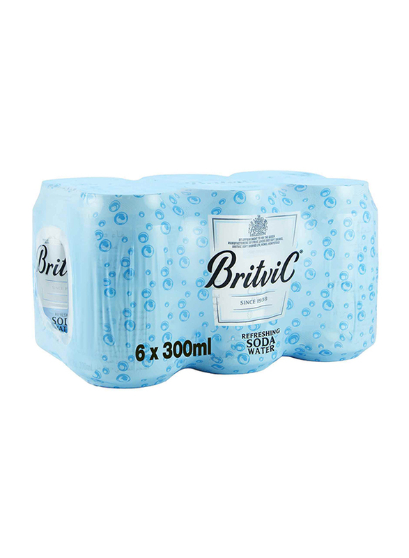 

Britvic Soda Water Can, 6 x 300ml