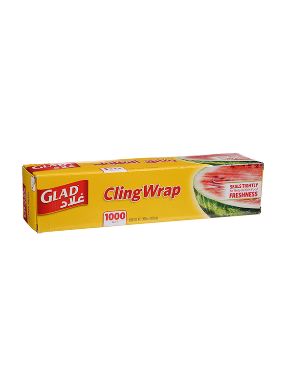

Glad Cling Wrap Clear Plastic Loop, 1000 sq. ft.