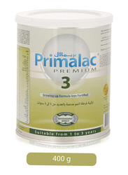 Primalac Premium 3 Growing-Up Iron Fortified Formula Milk, 400g
