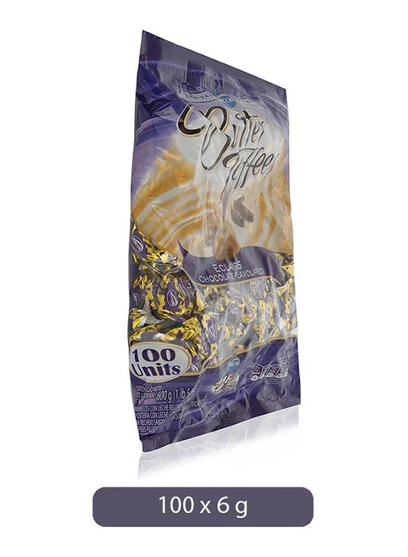 

Arcor Chocolate Flavored Eclairs Butter Toffee, 100 Pieces x 6g