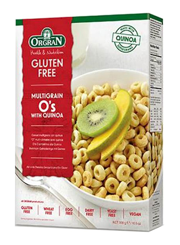 

Orgran Gluten Free Multigrain O's with Quinoa Cereal, 300g