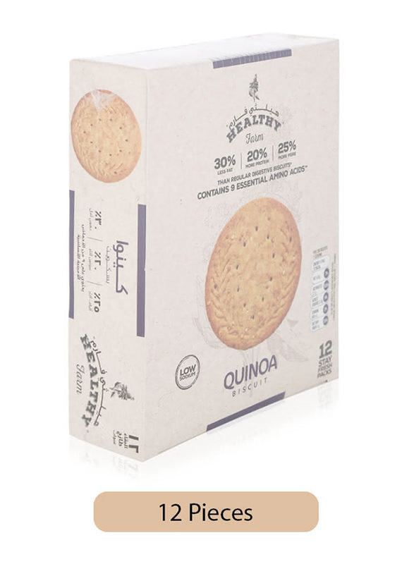 

Healthy Farm Quinoa Biscuits, 12 Pieces x 25g