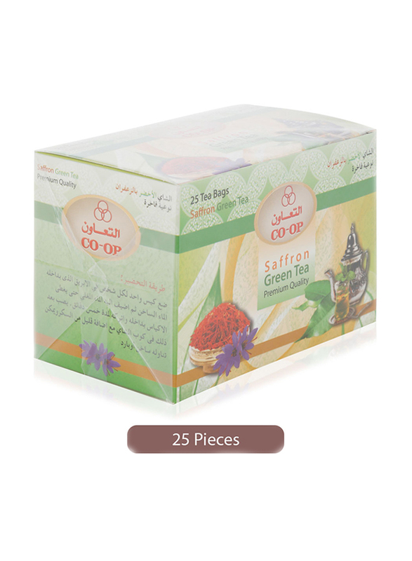 

CO-OP Saffron Green Tea, 25 Tea Bag x 1.5g