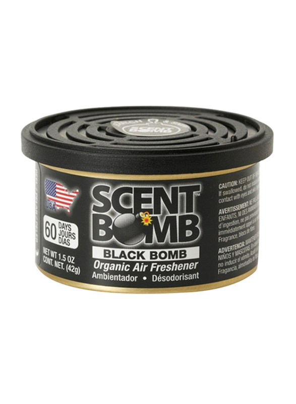 

Scent Bomb 42g Organic Can Air Freshener, Black Bomb