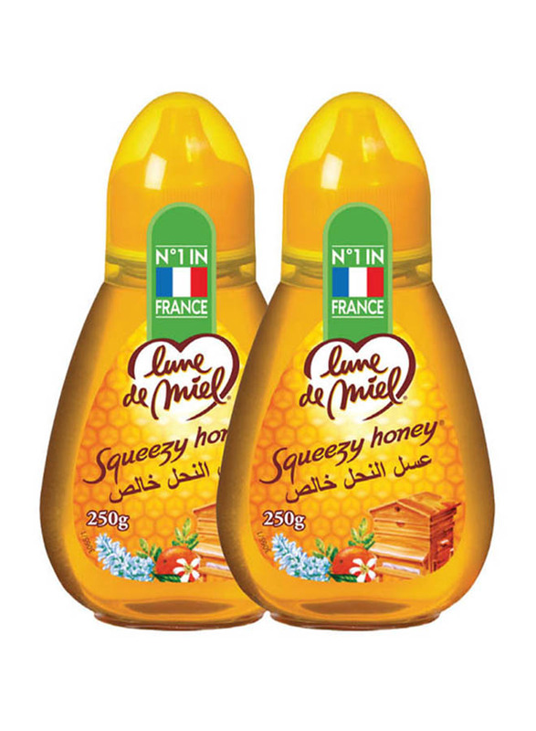 

Honey Moon Squeezy Honey, 2 Bottles x 250g