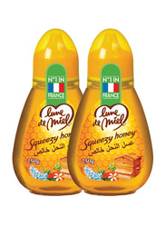 Honey Moon Squeezy Honey, 2 Bottles x 250g