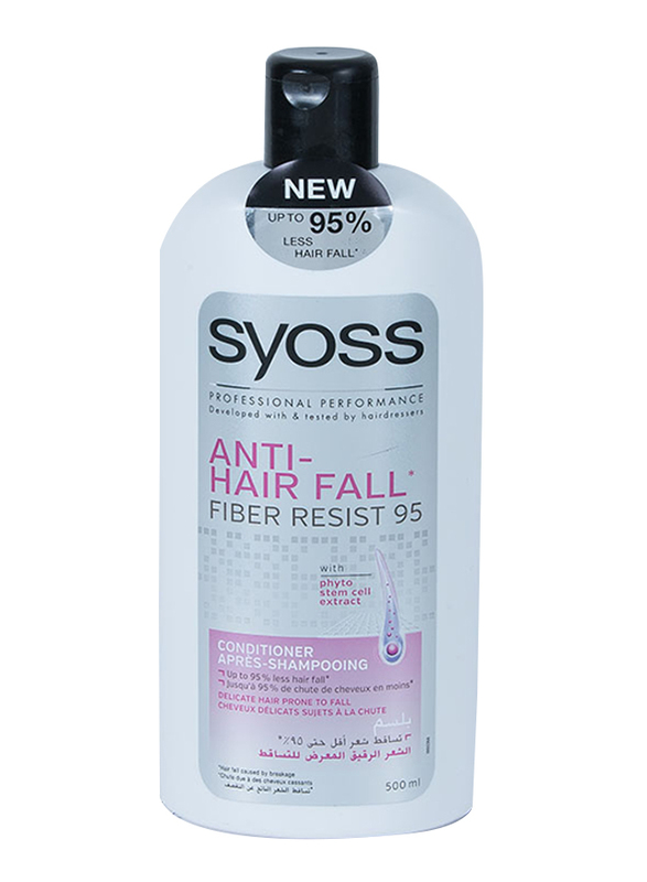 Syoss Fiber Resist 95 Anti Hair Fall Arab Conditioner for All Hair Types,  500ml  - Dubai