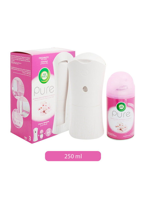 Air Wick Pure Cherry Blossom Freshmatic Auto Spray Air Freshener, 1 Piece, 250ml