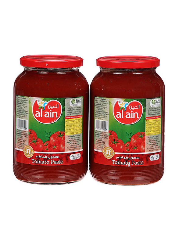 

Al Ain Tomato Paste Jar, 2 x 1.1Kg
