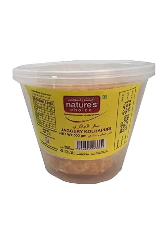

Natures Choice Indian Kolhapur Jaggery, 500g