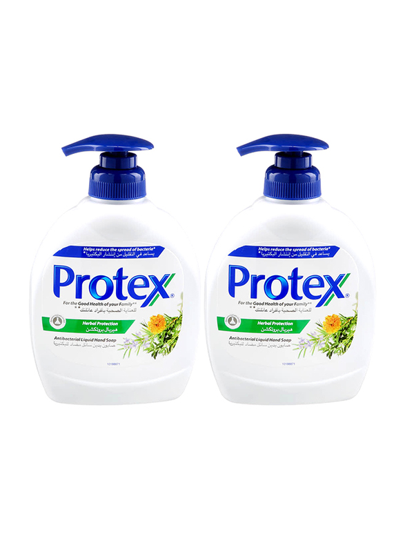 

Protex Herbal Protection Antibacterial Liquid Hand Soap, 2 x 300ml