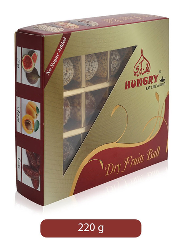 

Hungry Dry Fruits Ball, 220g