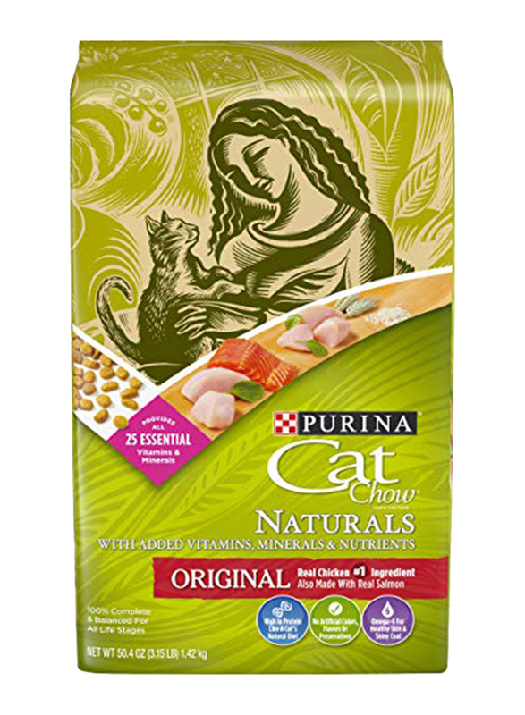 

Purina Naturals Original with Real Chicken Cat Chow Dry Food, 1.43 Kg