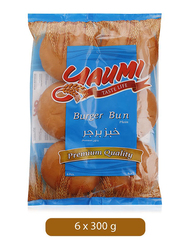 Yaumi Plain Burger Bun, 6 Pieces, 300g