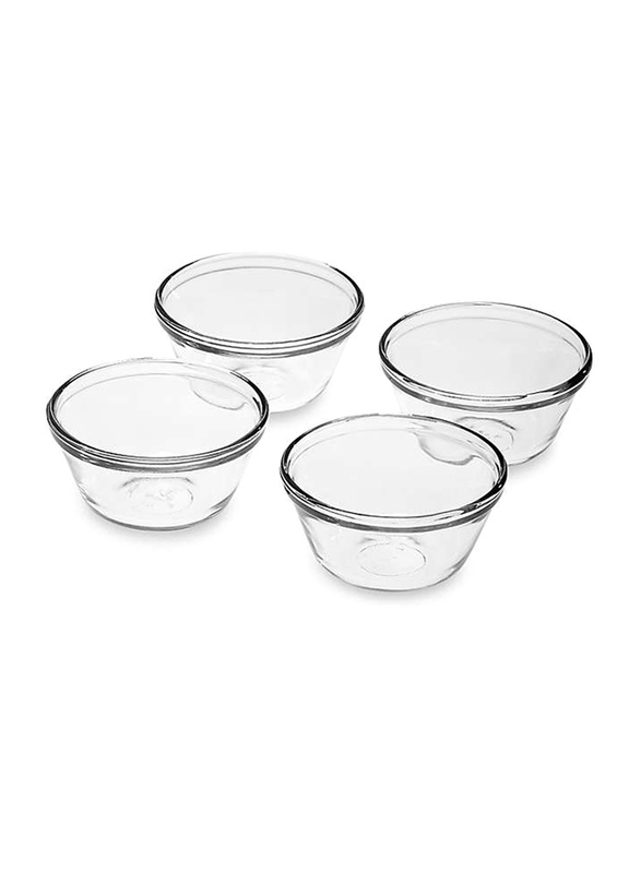 

Anchor Hocking 4-Piece Dessert Molds Glass Bowl Set, Clear