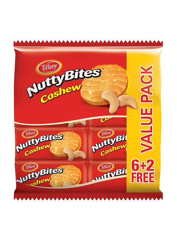 

Tiffany Nutty Bites Cashew, 8 x 81g