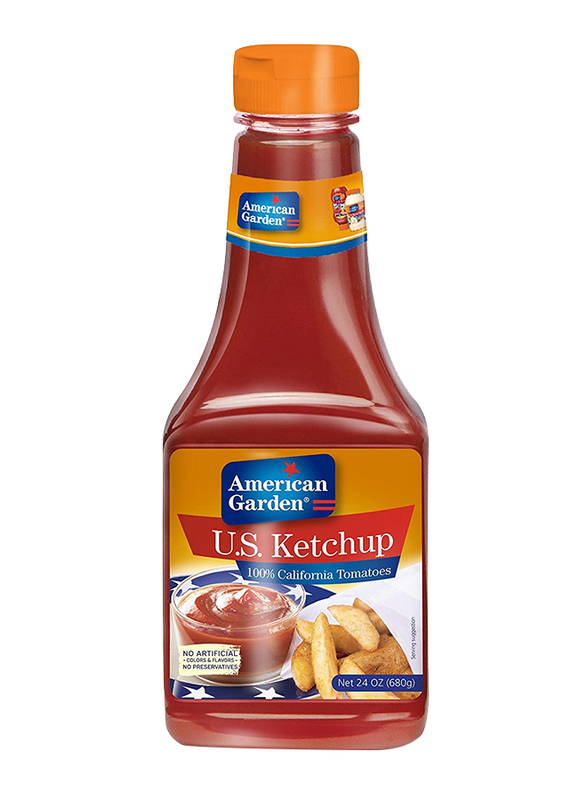 

American Garden Tomato Ketchup Squeeze, 680g