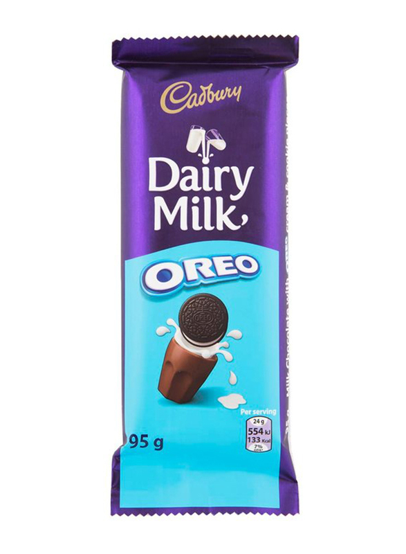 

Cadbury Dairy milk Oreo Chocolate, 95g