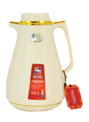 Homemaker 1Ltr Vacuum Flask, Pearl Milk White